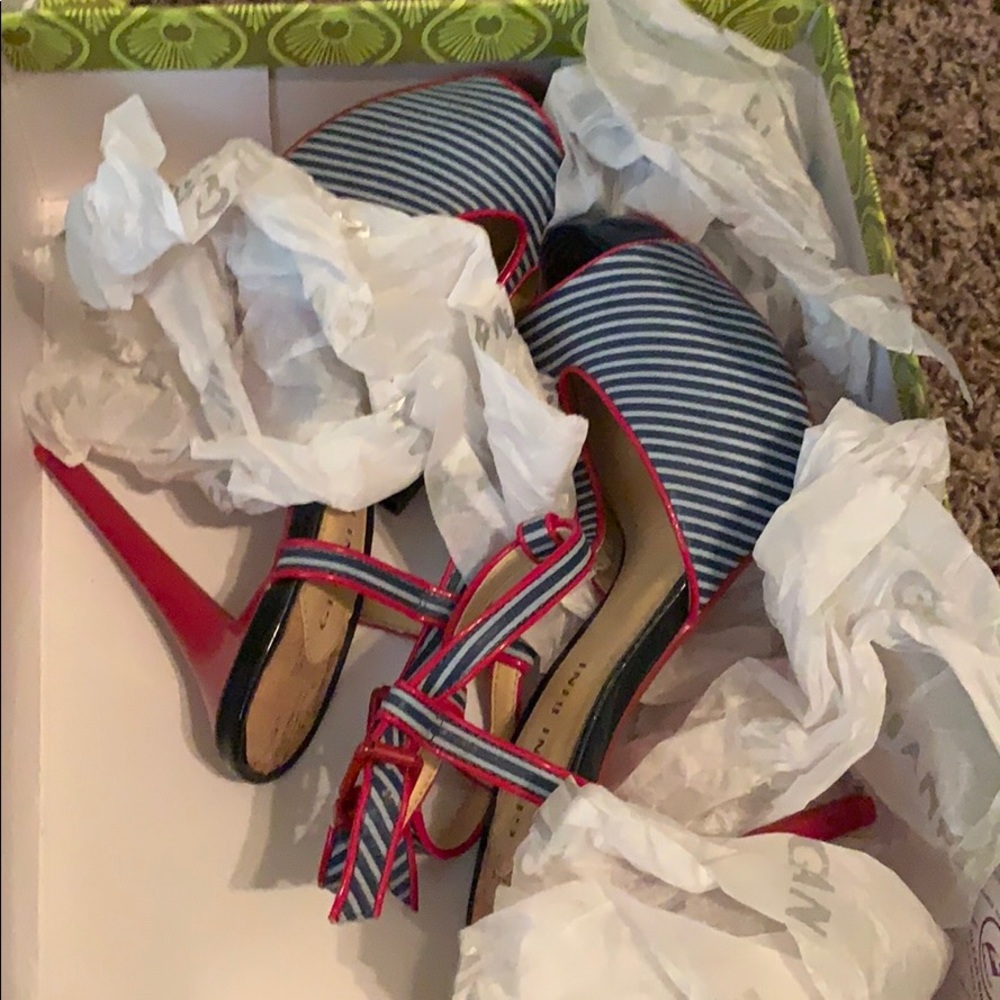 Brand new with tags and box, Gianni bini heels.